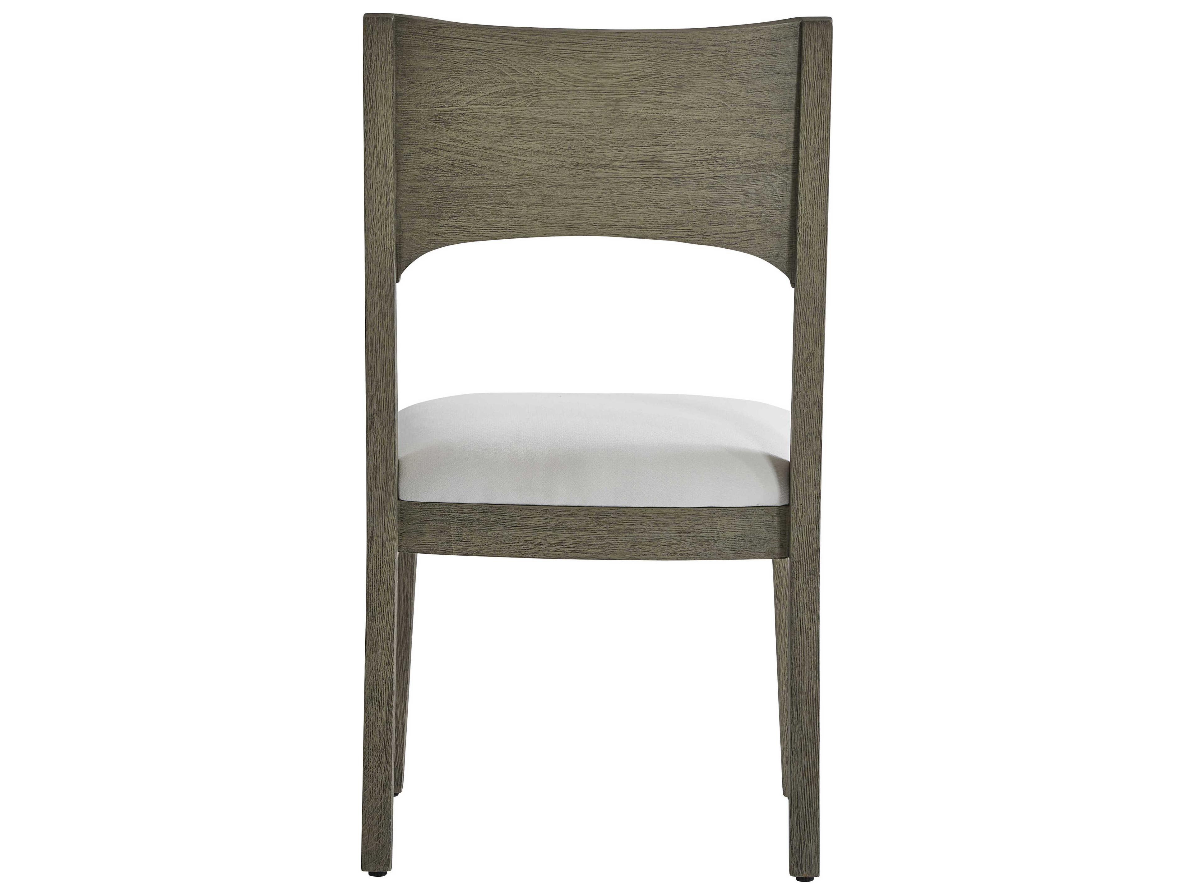 Bernhardt Exteriors Calais Weathered Teak Side Patio Dining Chair