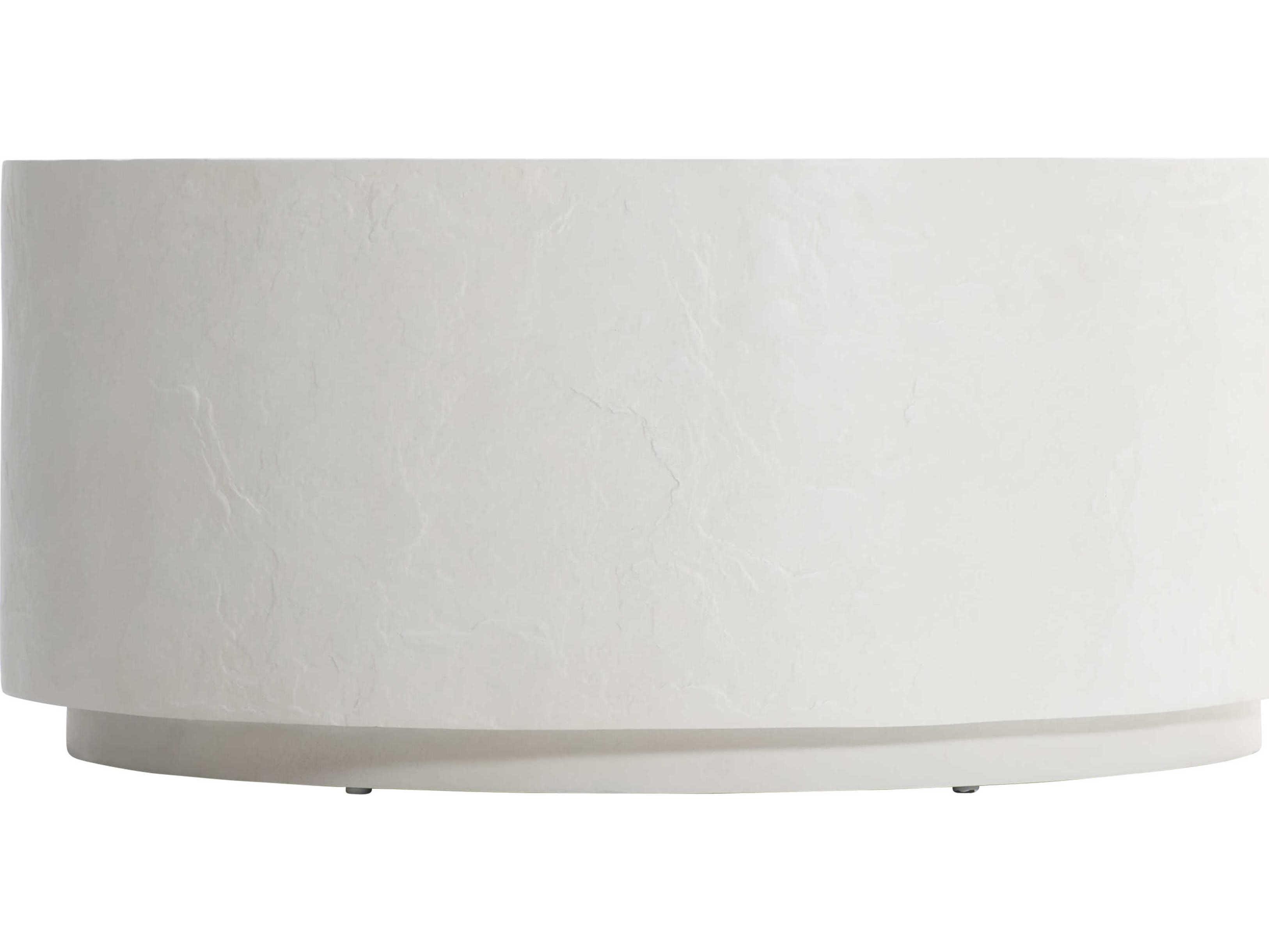 Bernhardt Exteriors Neutral Round Trapani Outdoor Patio Coffee Table