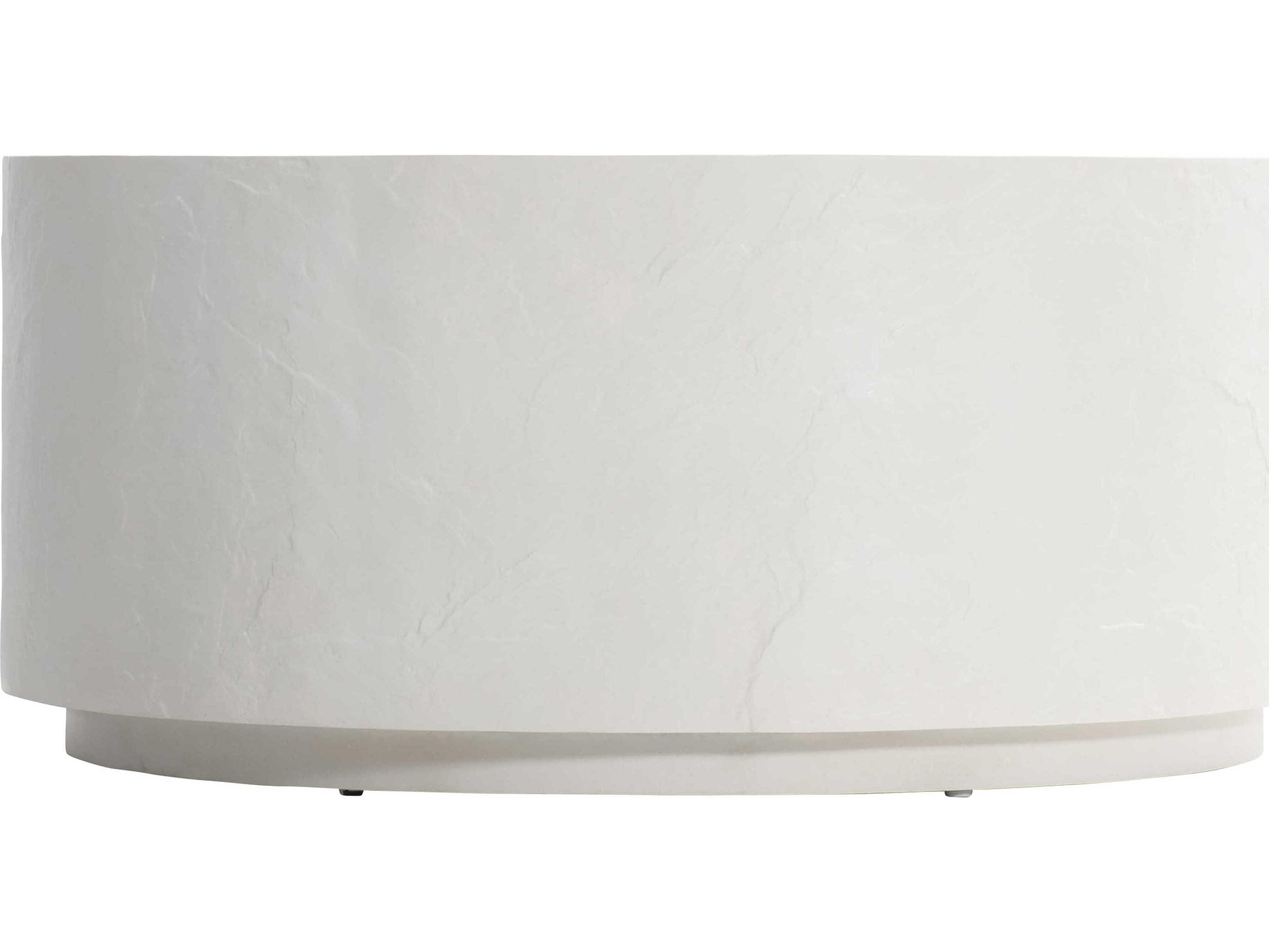 Bernhardt Exteriors Neutral Round Trapani Outdoor Patio Coffee Table