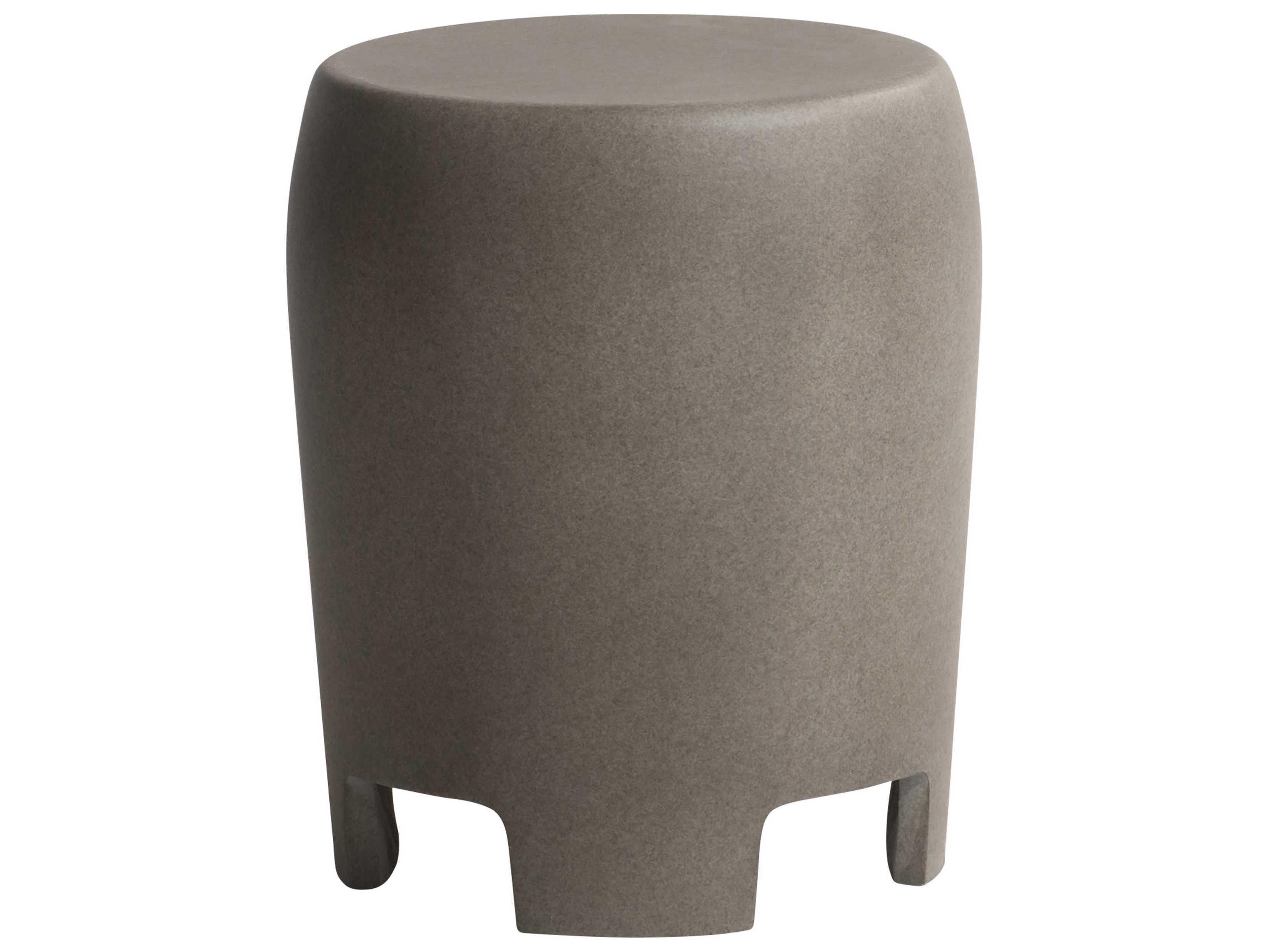 Bernhardt Exteriors Bedrock Round Puerto Outdoor End Table