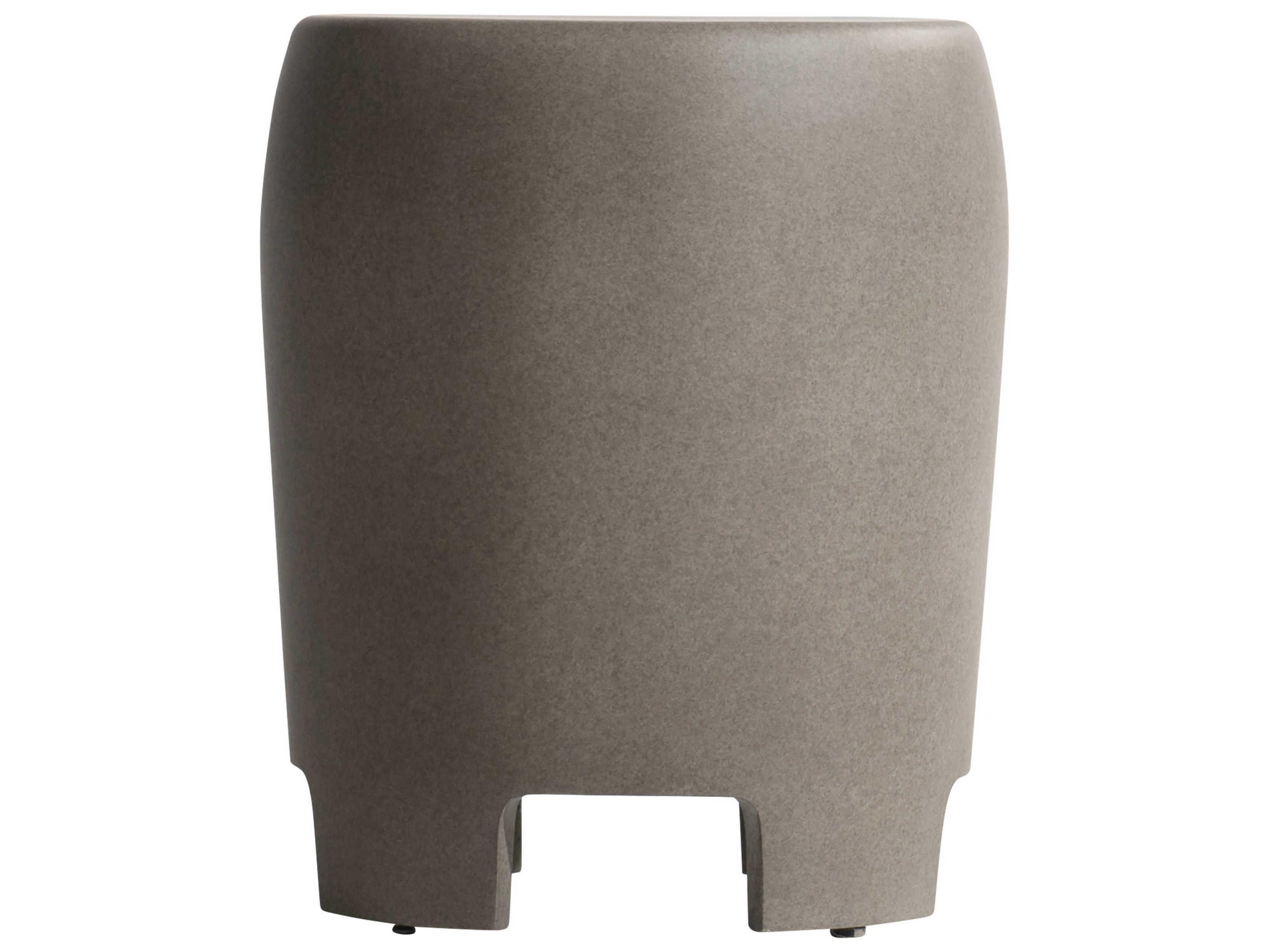 Bernhardt Exteriors Bedrock Round Puerto Outdoor End Table