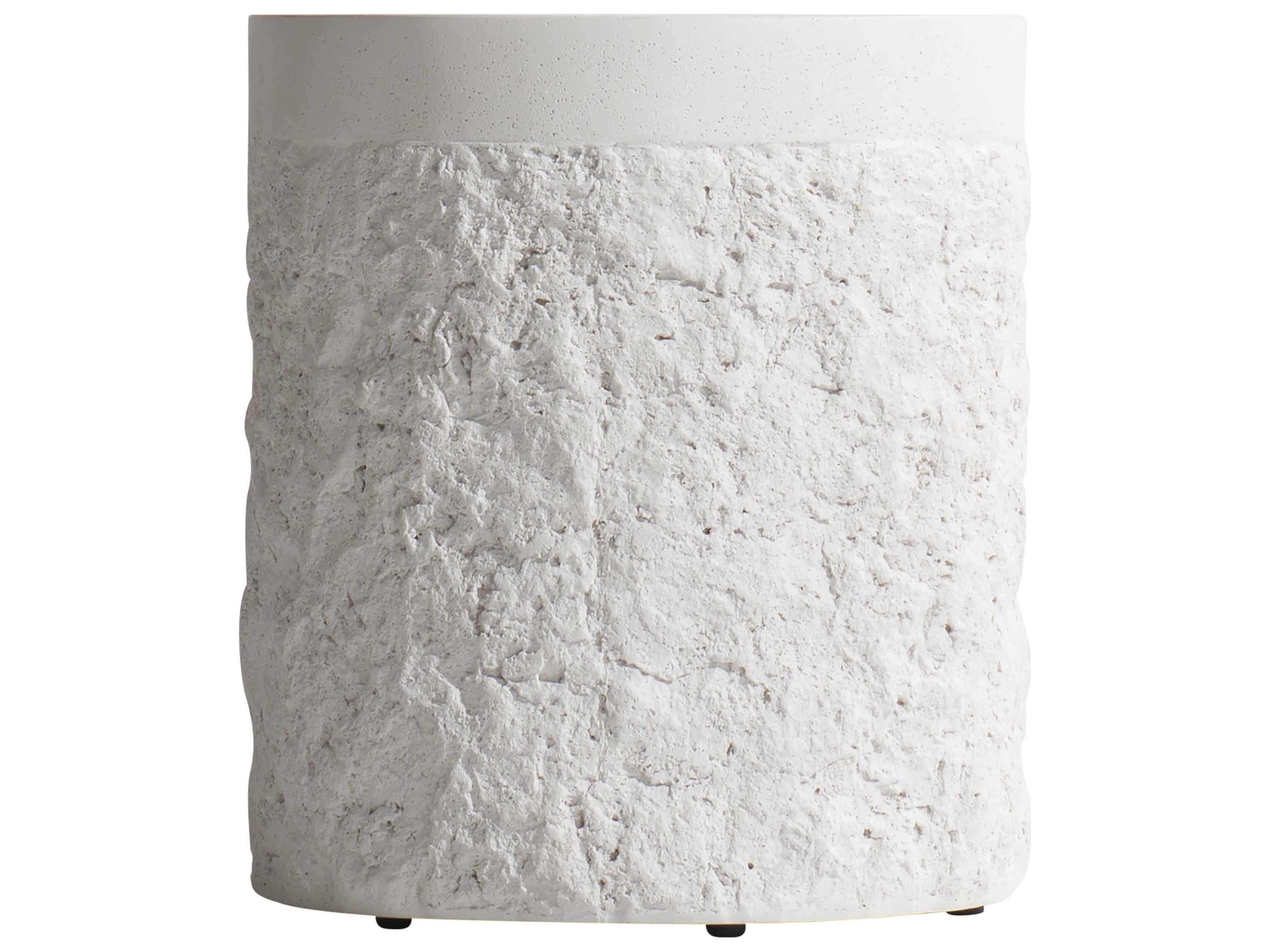 Bernhardt Exteriors Stone Round Outdoor Patio End Table