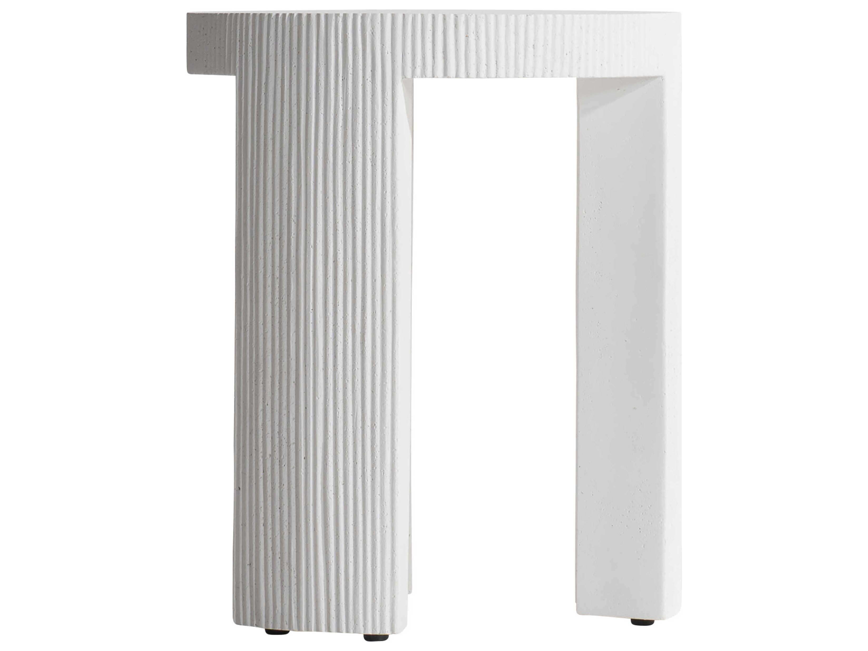 Bernhardt Exteriors Neutral Round Islamorada Patio End Table