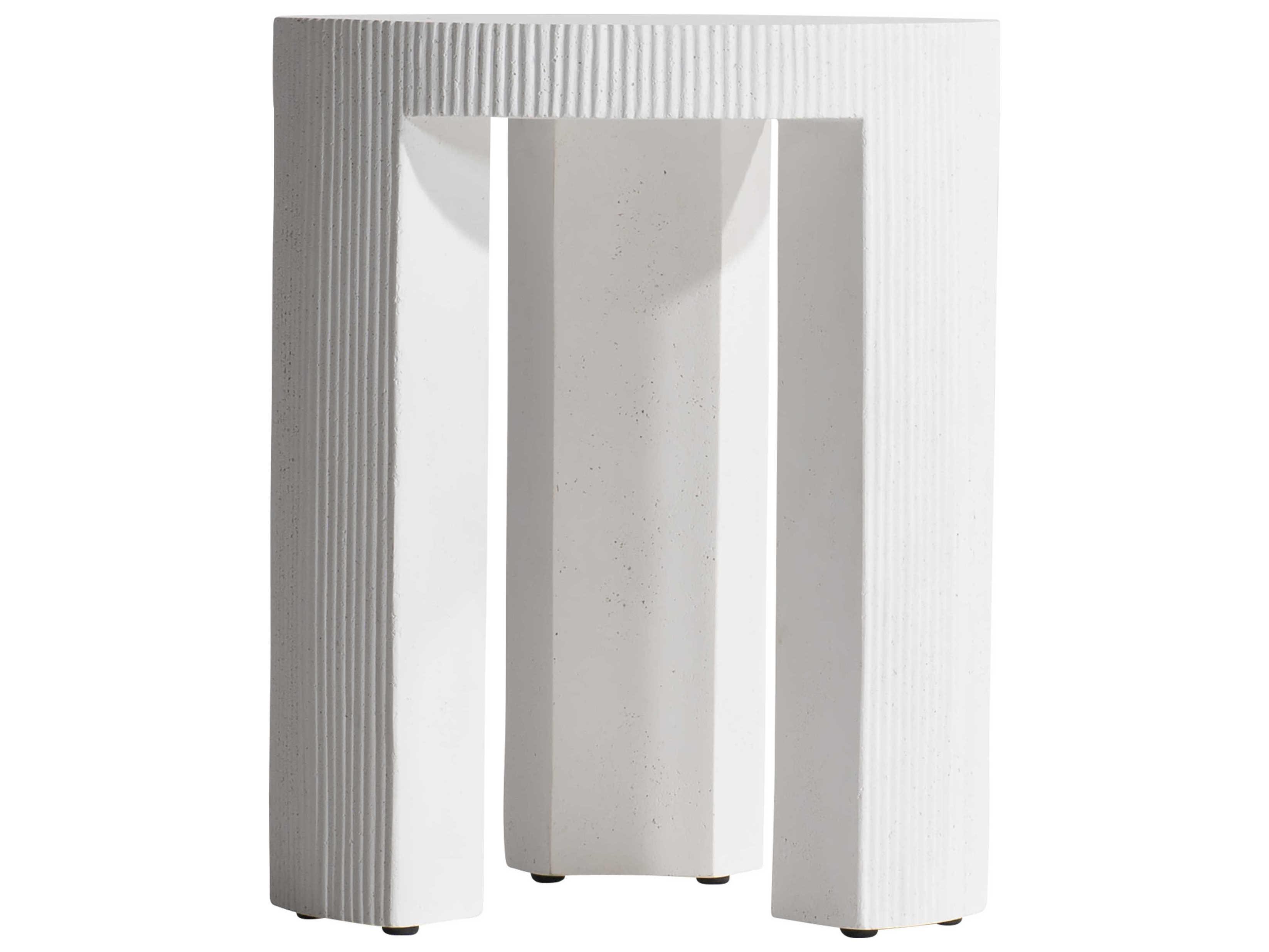 Bernhardt Exteriors Neutral Round Islamorada Patio End Table