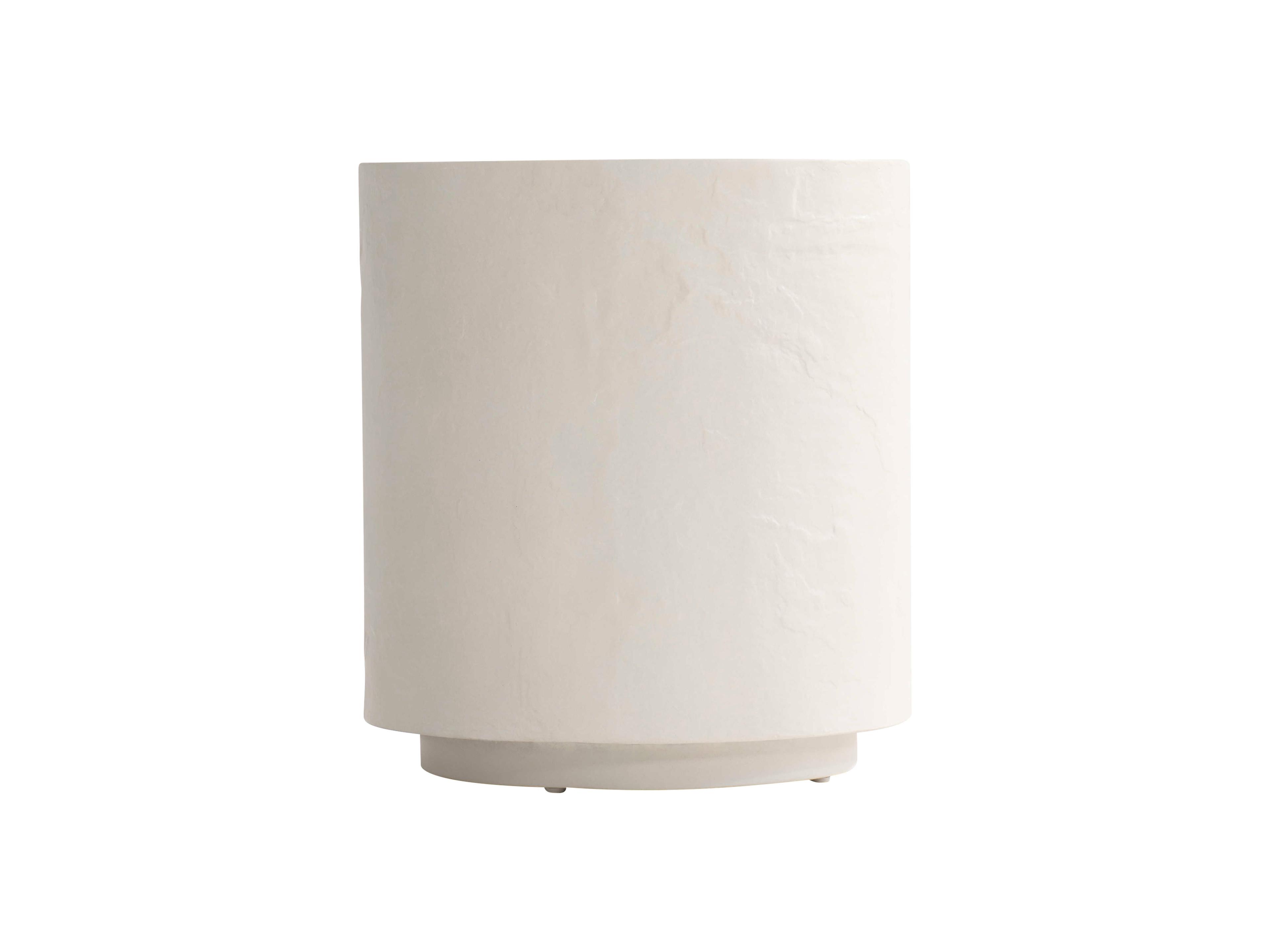 Bernhardt Exteriors Natural Round Trapani Outdoor End Table