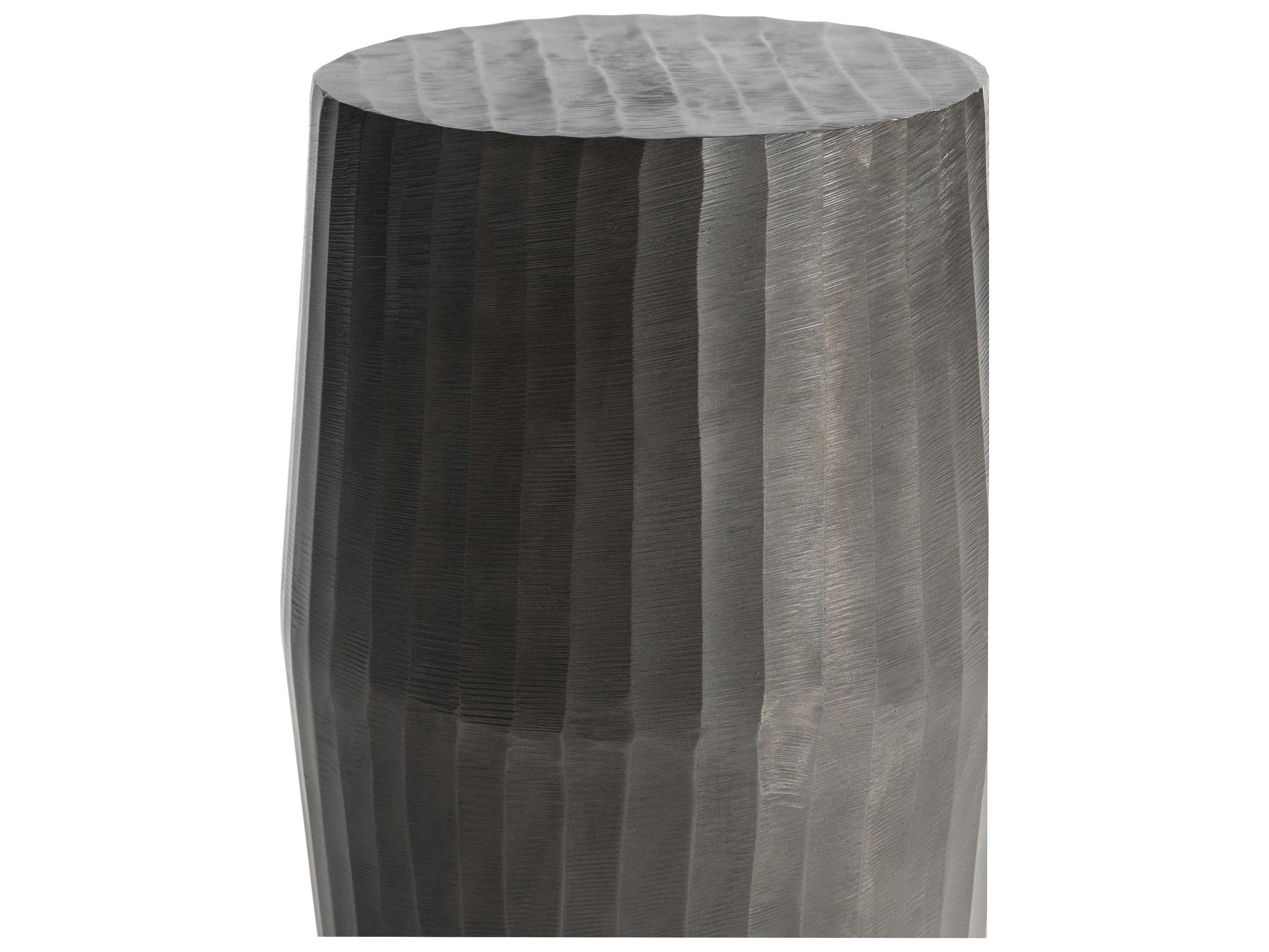 Bernhardt Exteriors Cast Aluminum Round Outdoor End Table