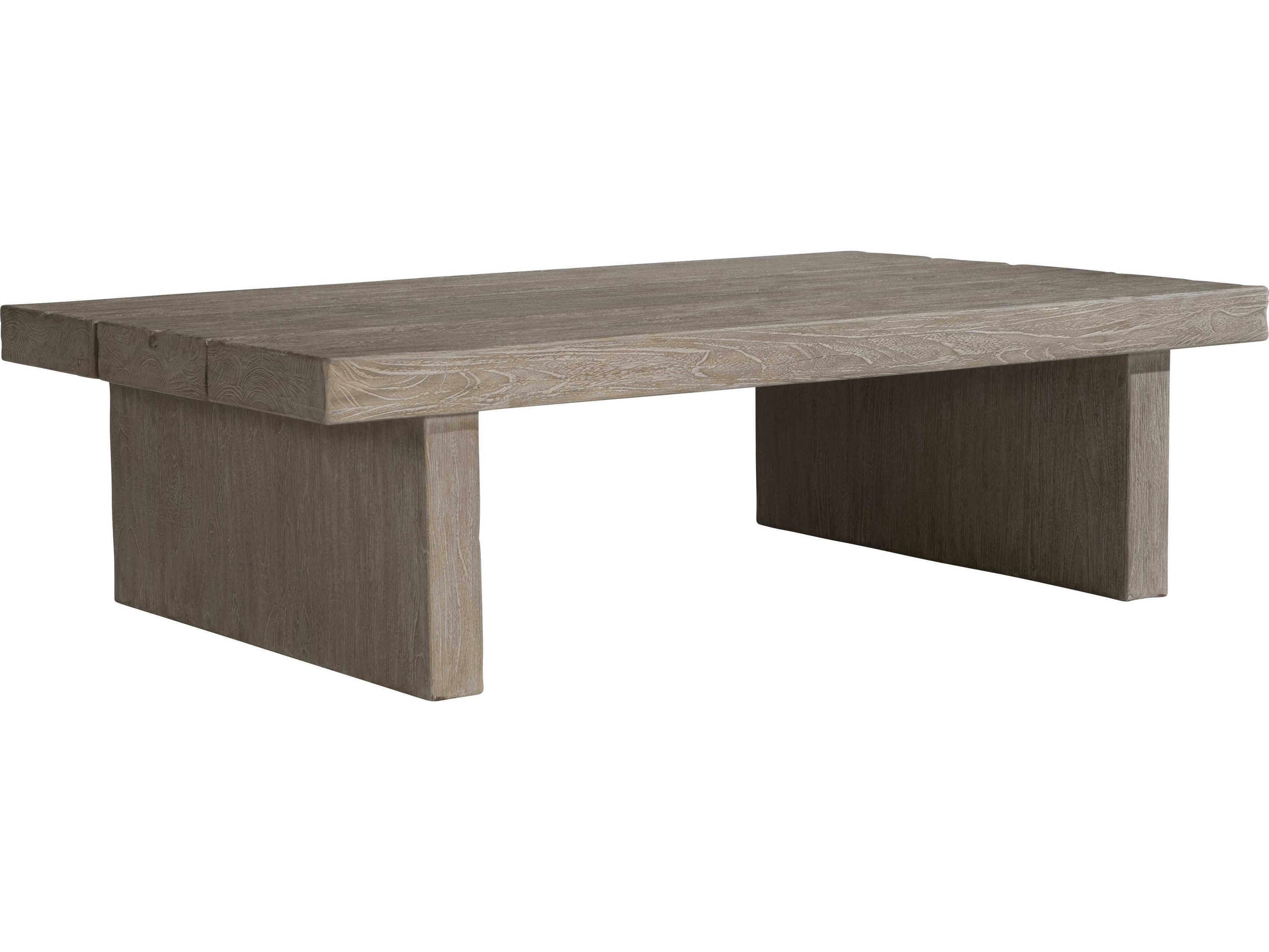 Bernhardt Exteriors Sea Oat Teak Rectangular Outdoor Coffee Table