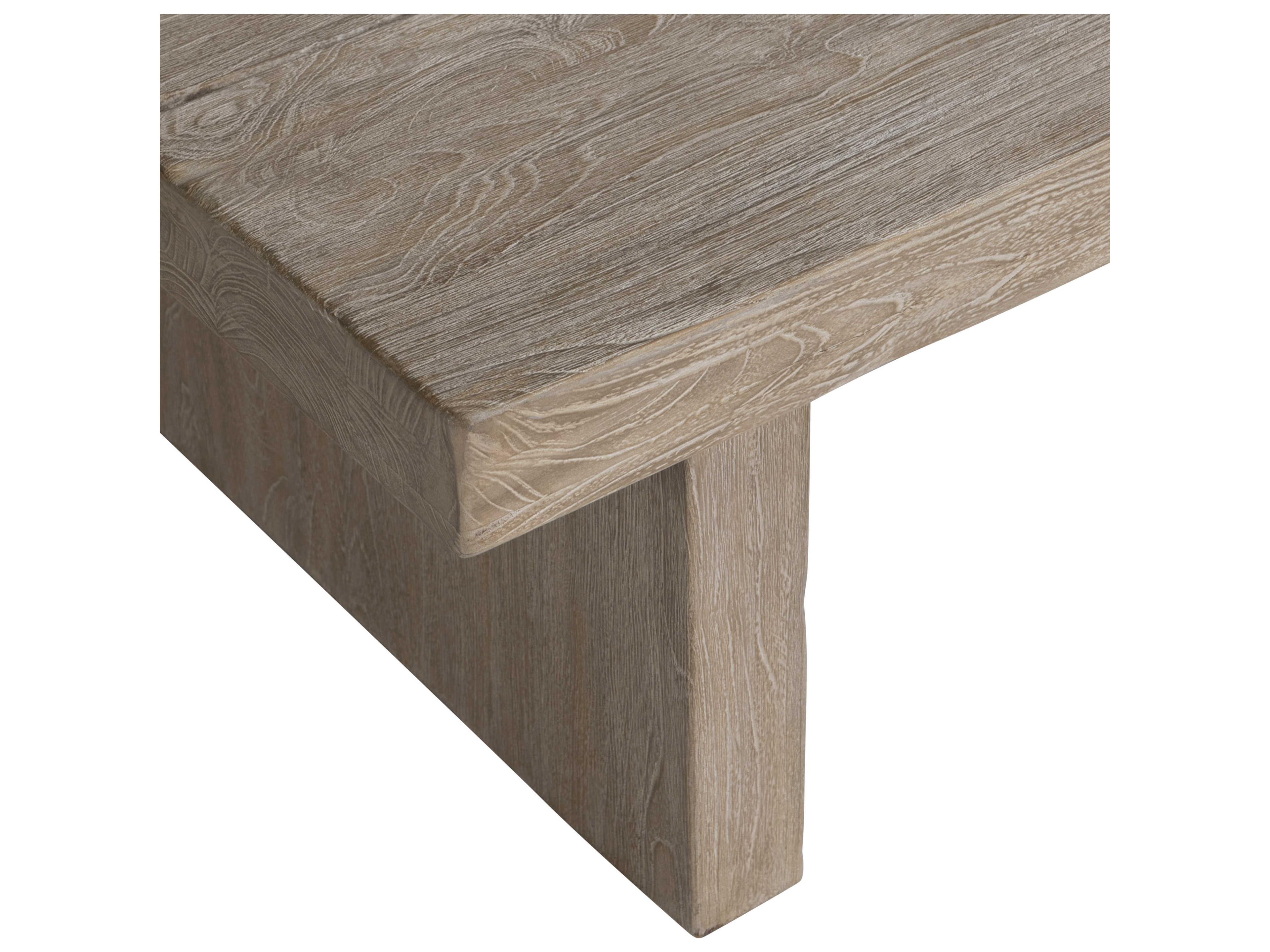 Bernhardt Exteriors Sea Oat Teak Rectangular Outdoor Coffee Table