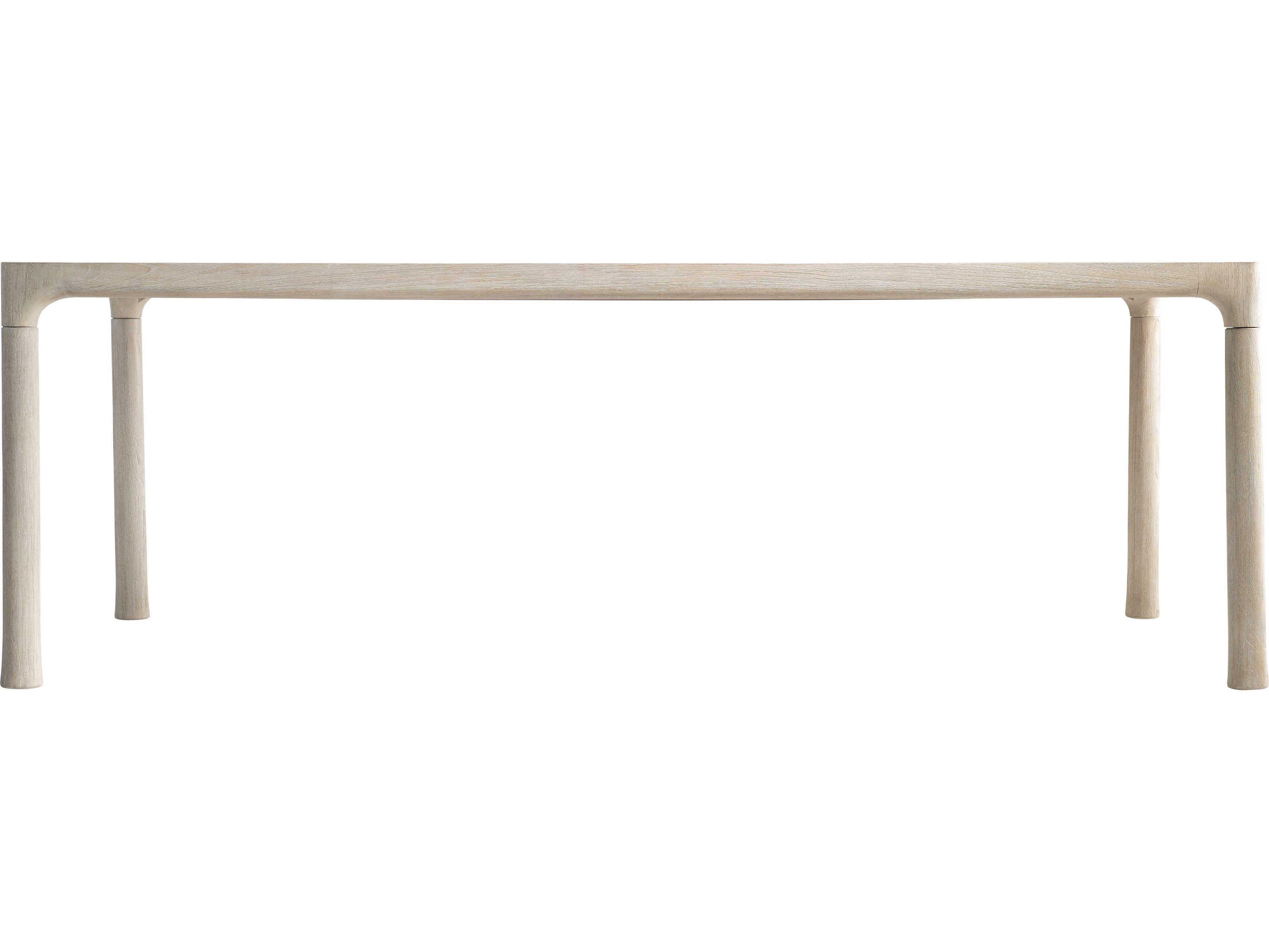 Bernhardt Exteriors Siesta Key Sea Oat Wood Rectangular Patio Dining Table