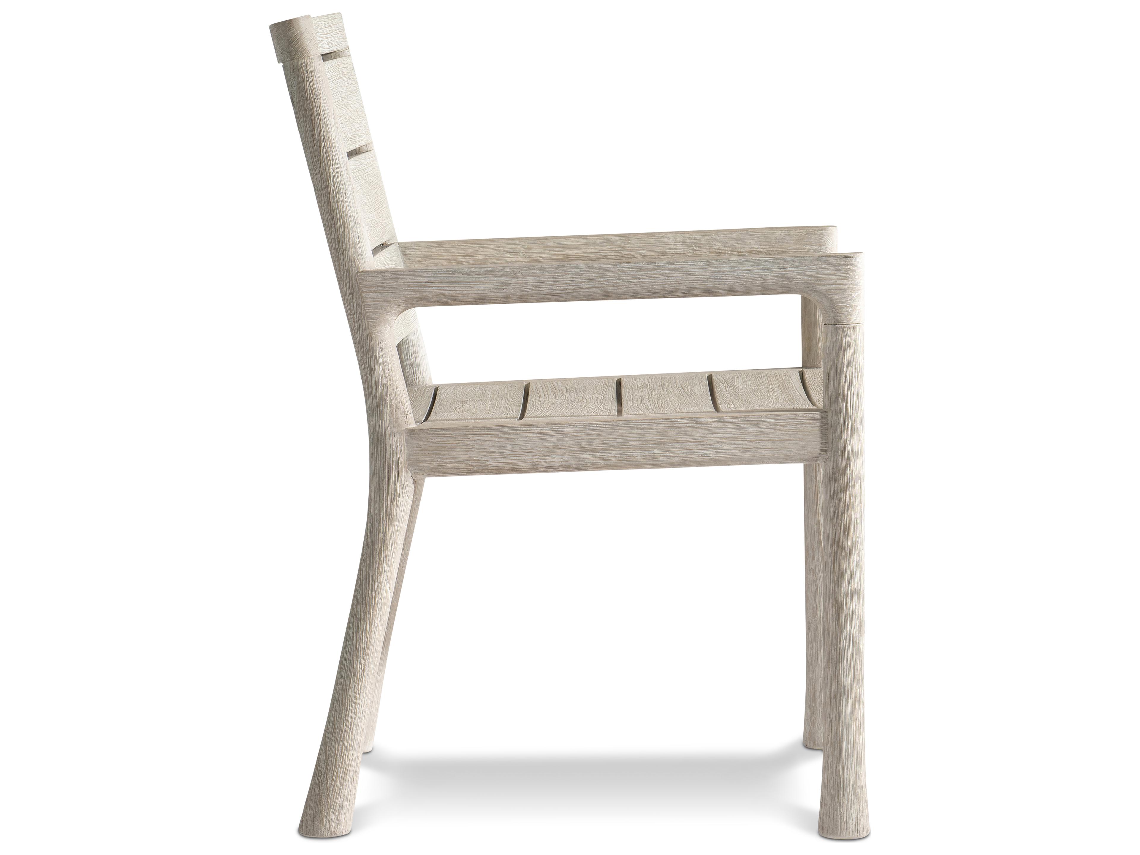 Bernhardt Exteriors Marco Sea Oat Wood Dining Chair