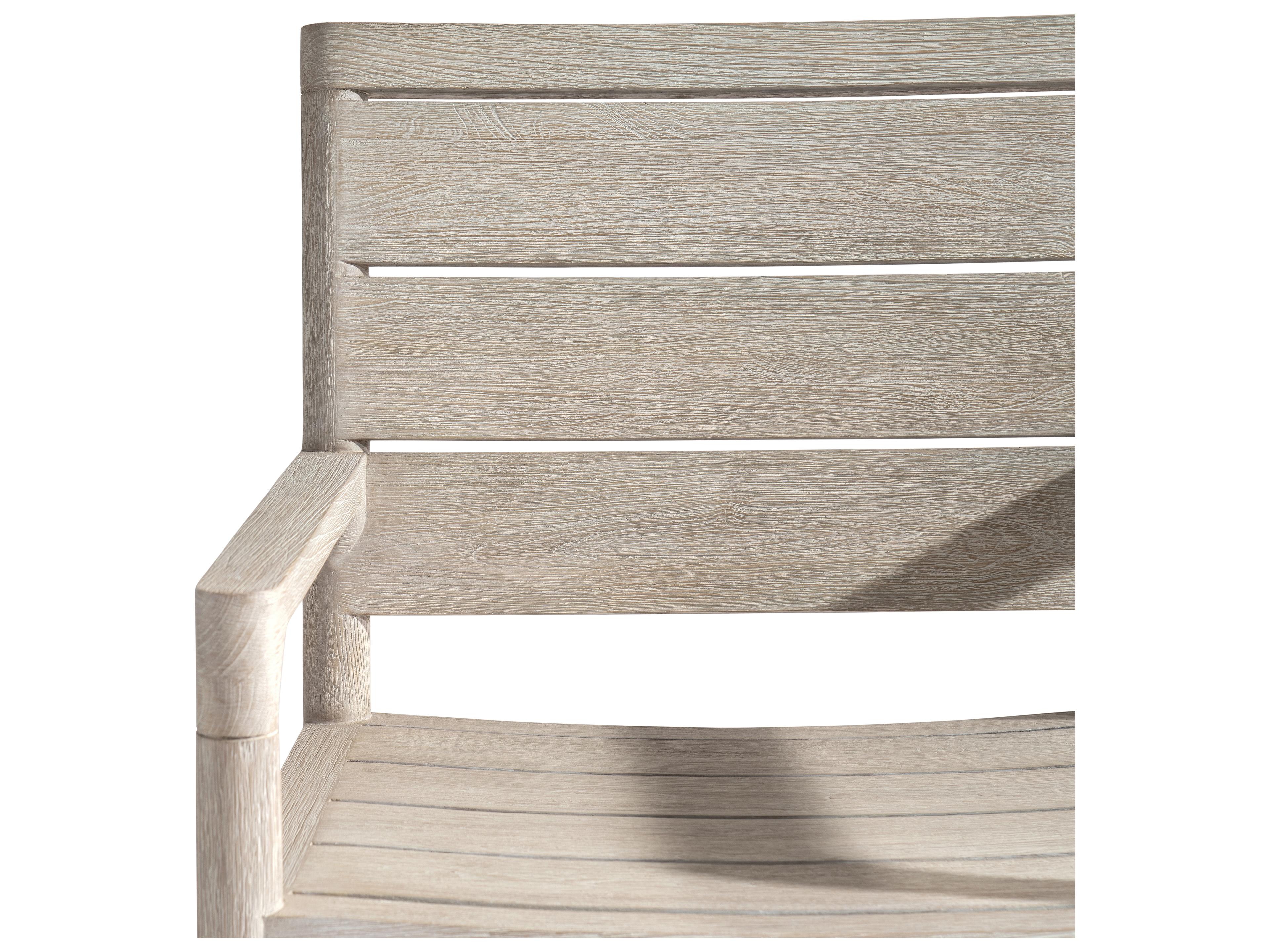 Bernhardt Exteriors Marco Sea Oat Wood Dining Chair