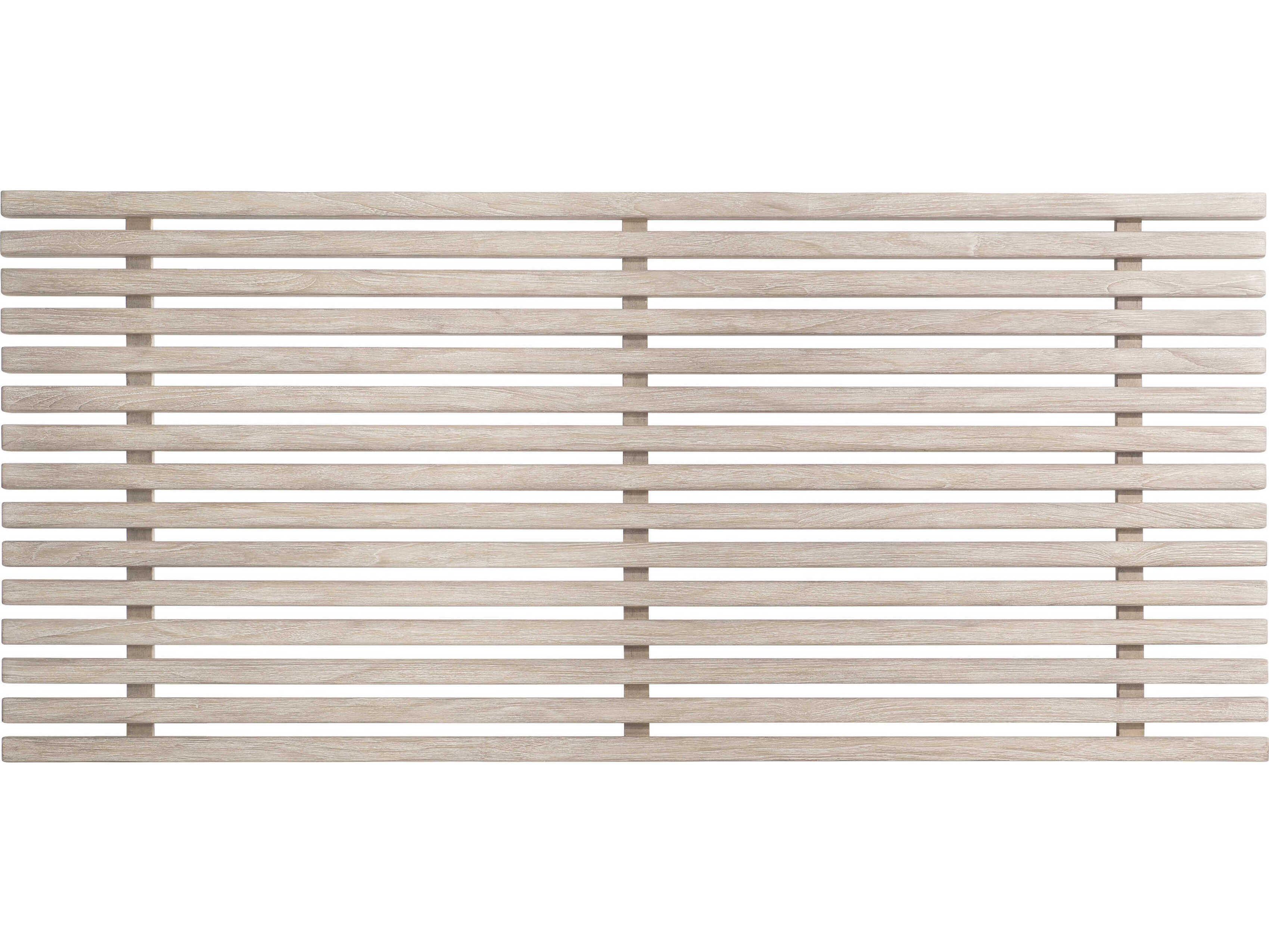 Bernhardt Exteriors Kingston Sea Oat Wood Rectangular Patio Coffee Table