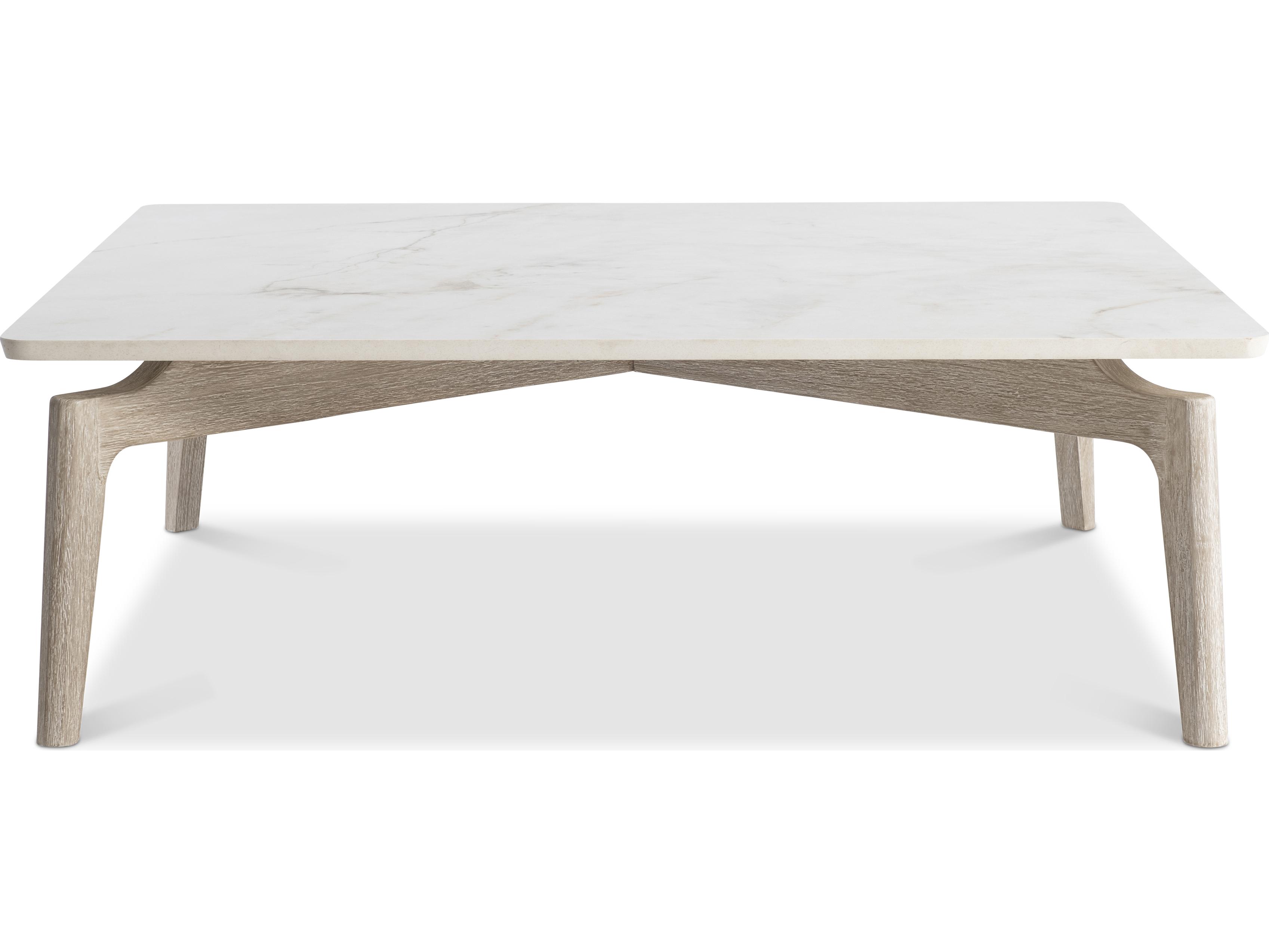 Bernhardt Exteriors Aurora White Stone Coffee Table