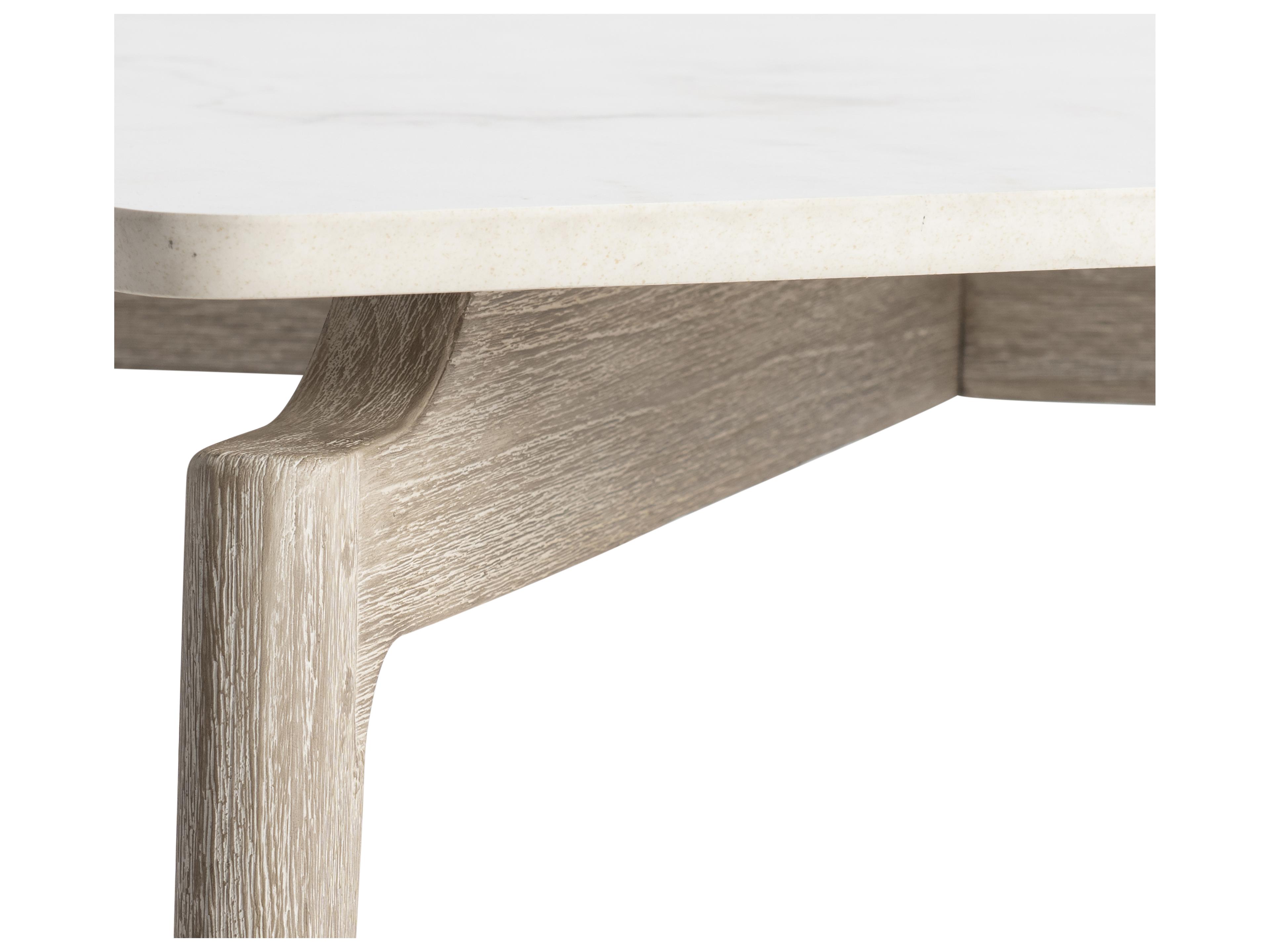 Bernhardt Exteriors Aurora White Stone Coffee Table