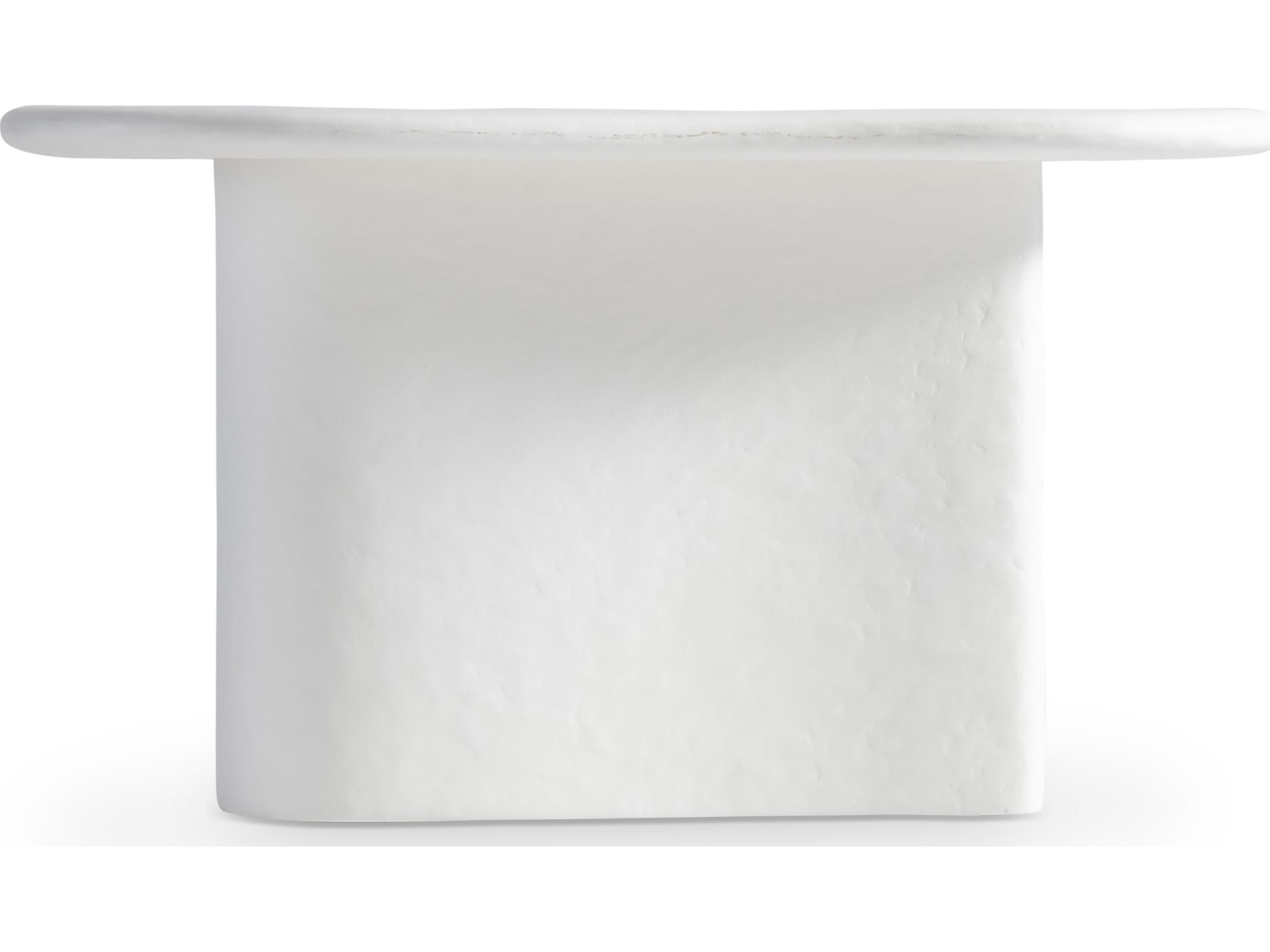 Bernhardt Exteriors Fresco White Concrete End Table