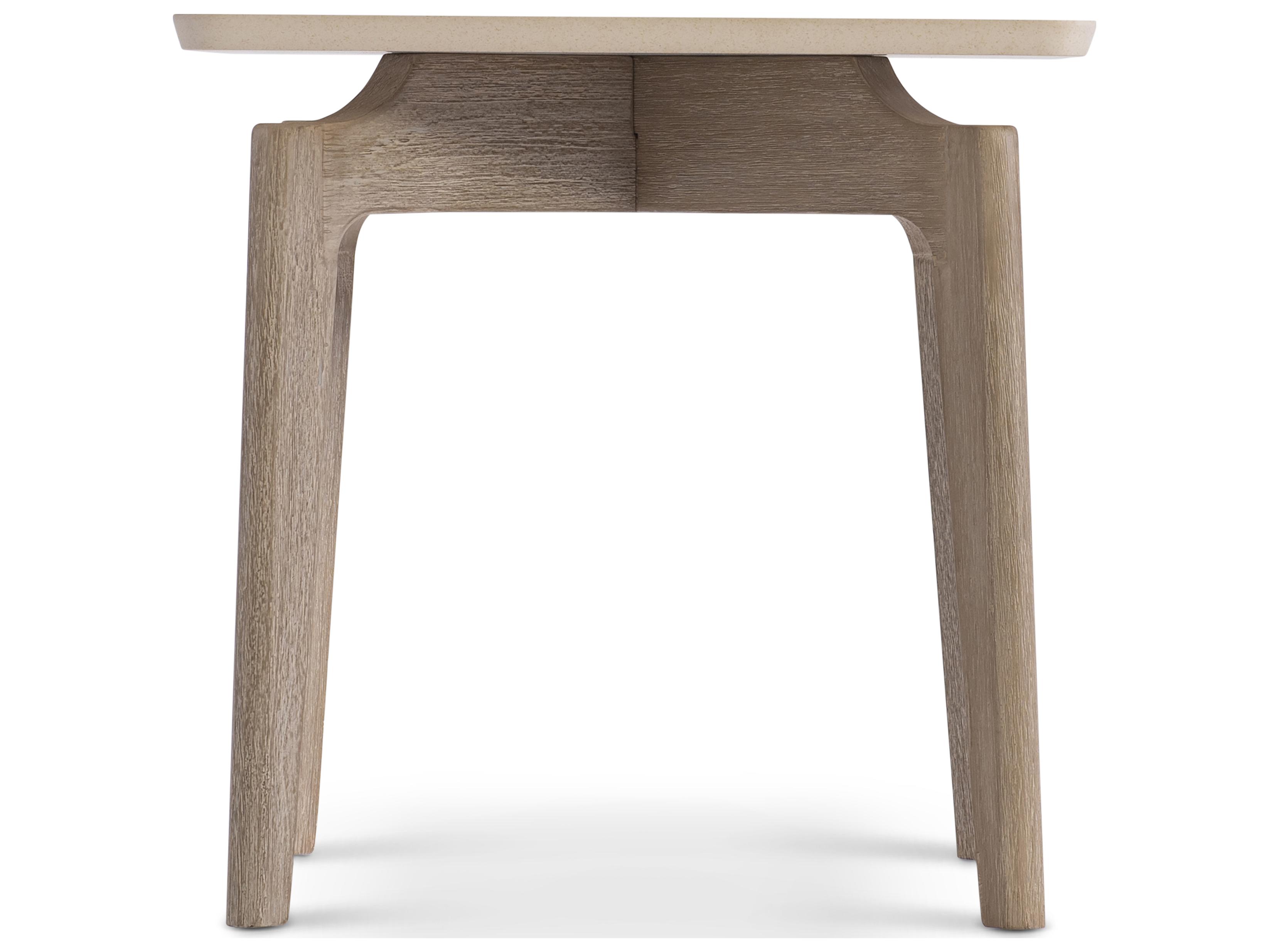 Bernhardt Exteriors Aurora White Stone End Table