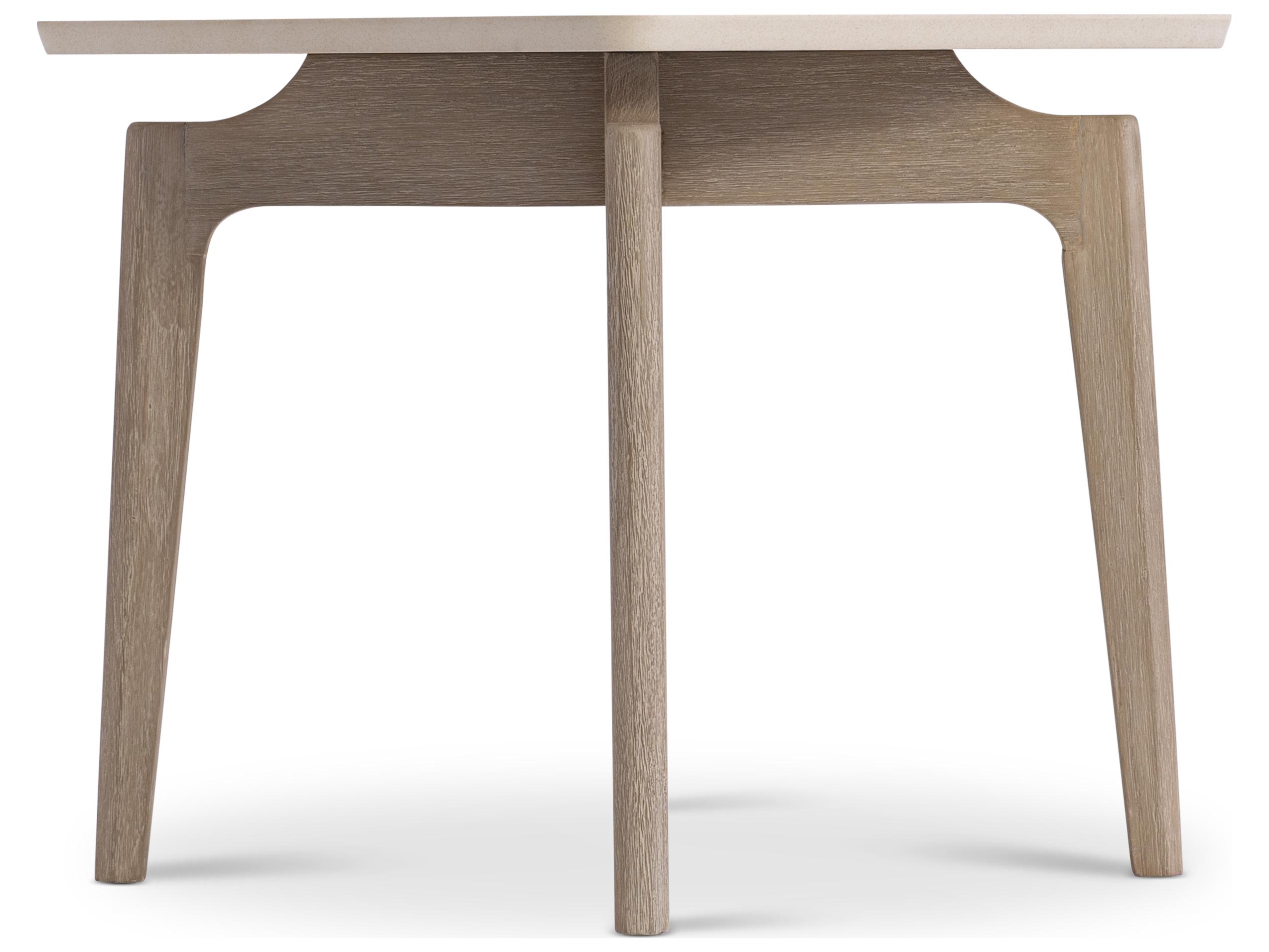 Bernhardt Exteriors Aurora White Stone End Table