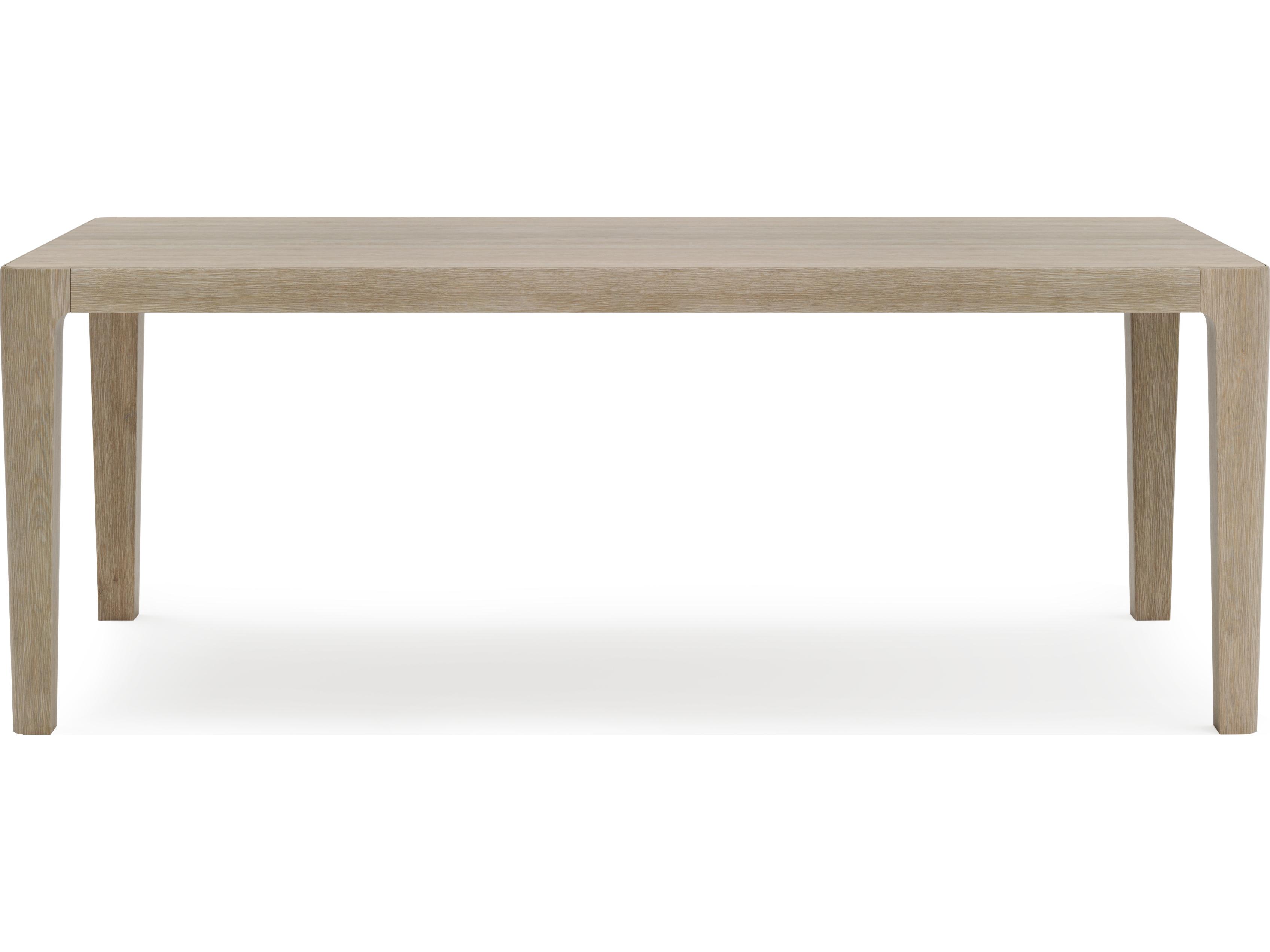 Bernhardt Exteriors Edenton Brown Teak Rectangular Dining Table