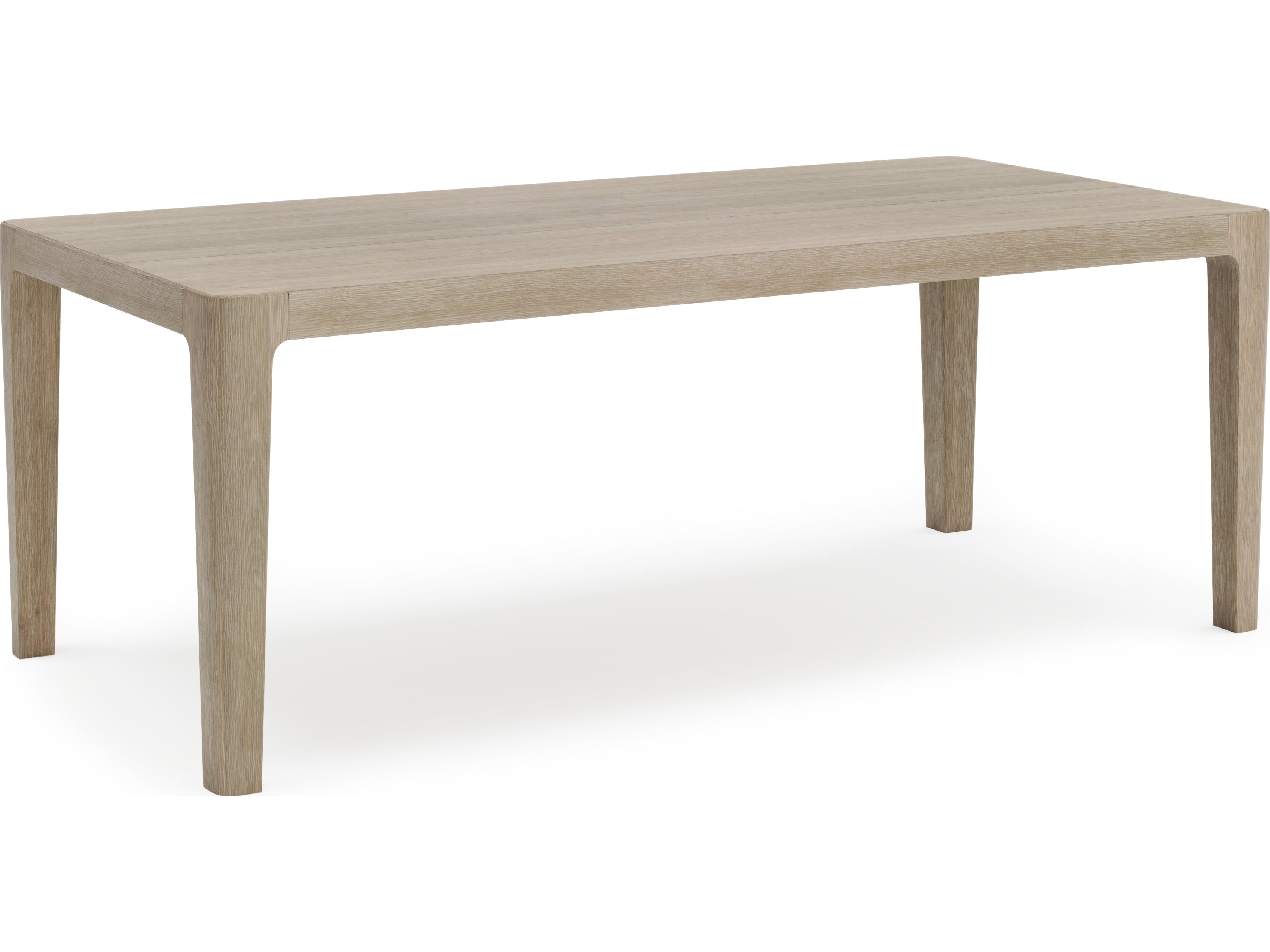 Bernhardt Exteriors Edenton Brown Teak Rectangular Dining Table
