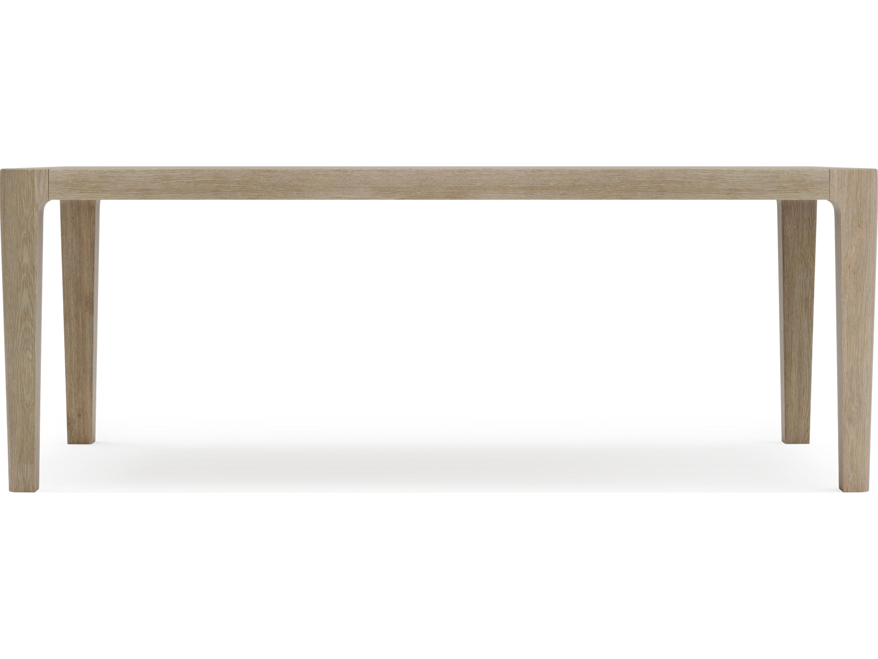 Bernhardt Exteriors Edenton Brown Teak Rectangular Dining Table