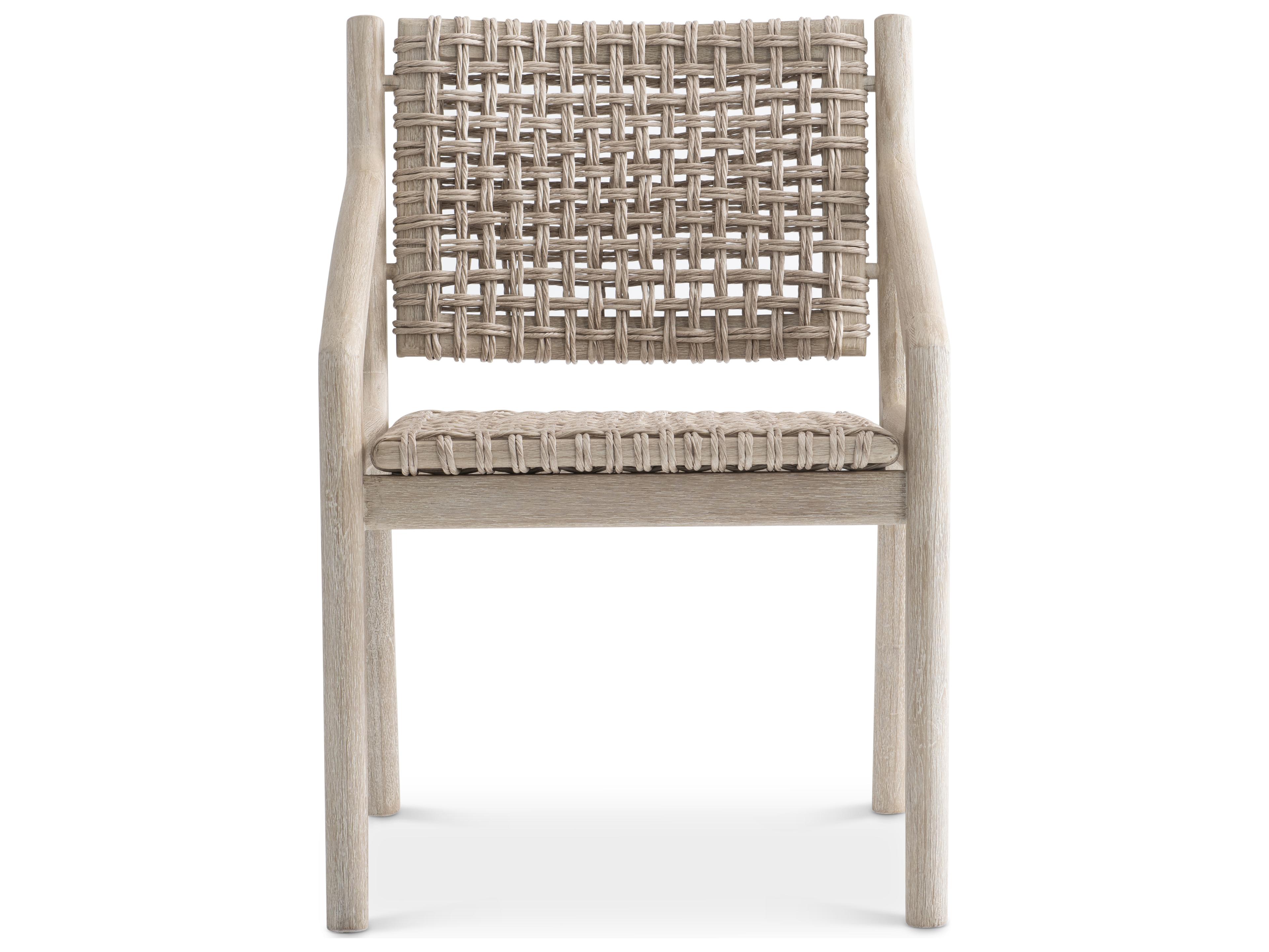 Bernhardt Exteriors Atlas Brown Teak Cushion Lounge Chair