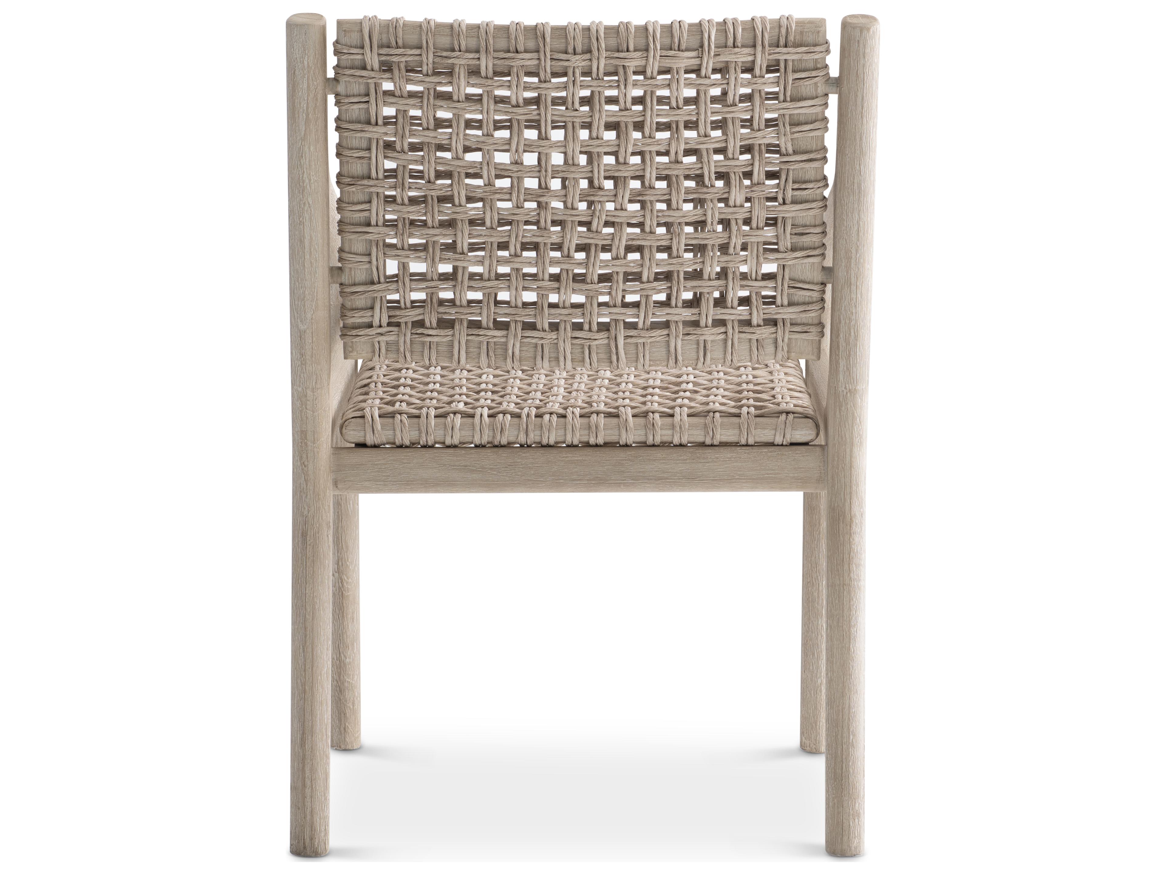 Bernhardt Exteriors Atlas Brown Teak Cushion Lounge Chair