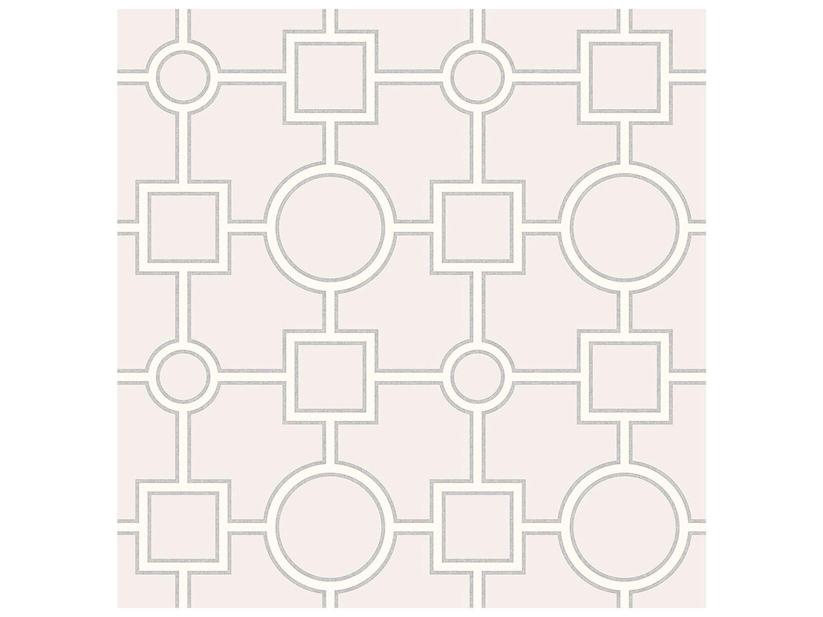Brewster Home Fashions A-street Prints Matrix Light Grey Geometric Wallpaper