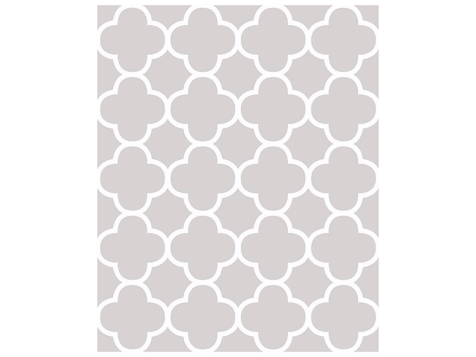 Brewster Home Fashions A-street Prints Origin Grey Quatrefoil Wallpaper