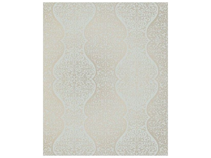 Brewster Home Fashions Decorline Cadence Blue Scroll Wallpaper