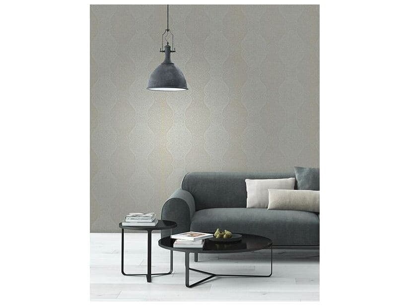 Brewster Home Fashions Decorline Cadence Blue Scroll Wallpaper