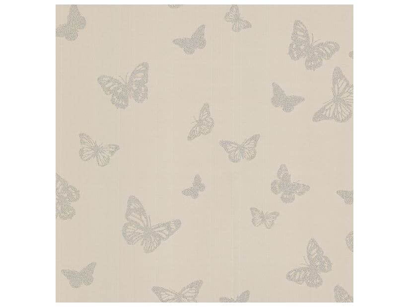 Brewster Home Fashions For Your Bath III Cafe Pearl Butterfly Wallpaper
