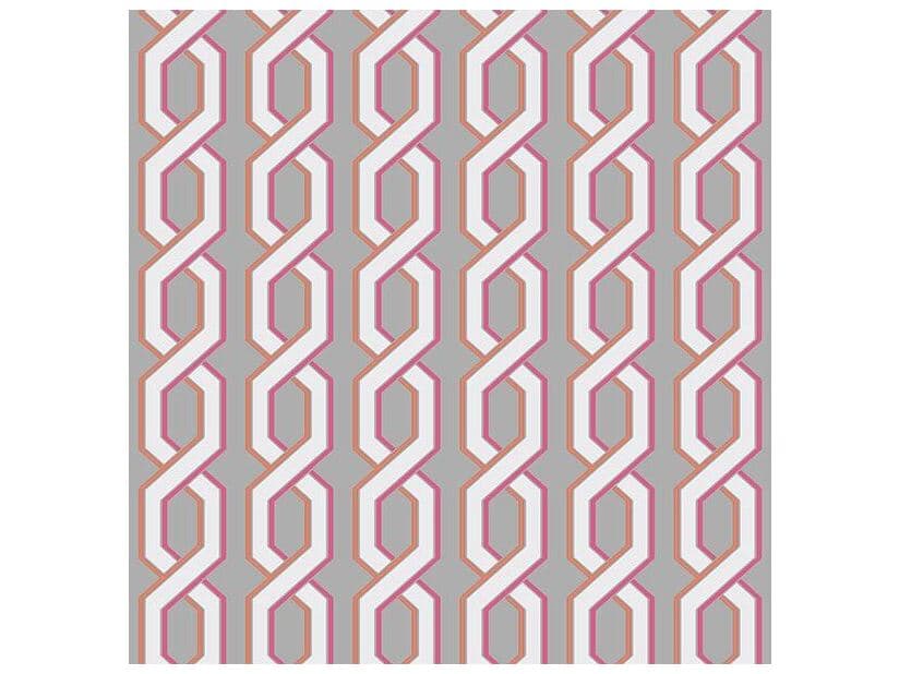 Brewster Home Fashions For Your Bath Iii Twist Pink Geometric Wallpaper