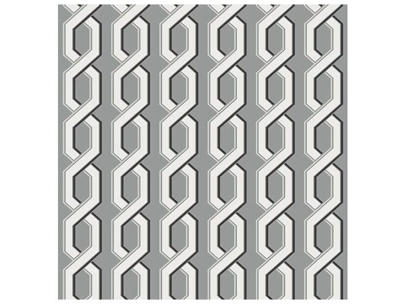 Brewster Home Fashions For Your Bath Iii Twist Black Geometric Wallpaper