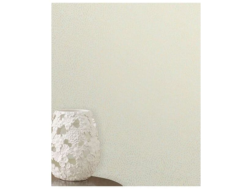 Brewster Home Fashions For Your Bath Iii Chrysanth Mint Flower Pattern Wallpaper