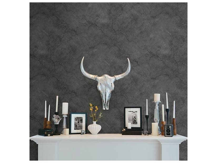 Brewster Home Fashions A-street Prints Innuendo Black Marble Wallpaper