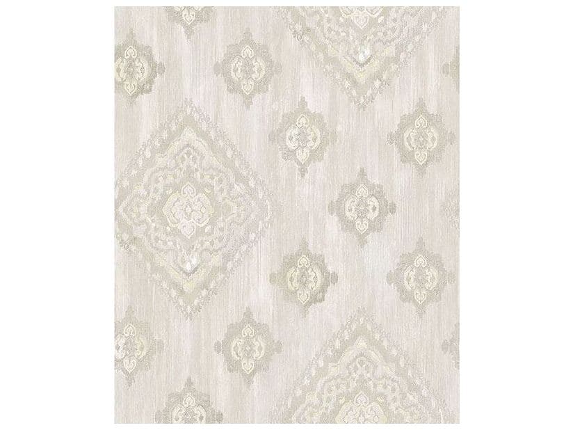 Brewster Home Fashions Advantage Leana Yellow Medallion Wallpaper Leana Yellow Medallion Wallpaper