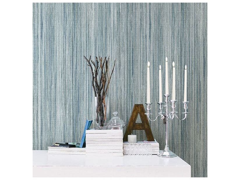Brewster Home Fashions Advantage Audrey Teal Stripe Texture Wallpaper Audrey Teal Stripe Texture Wallpaper