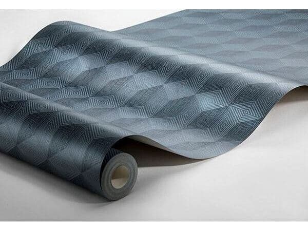 Brewster Home Fashions Engblad & Co Claremont Blue Geometric Wallpaper