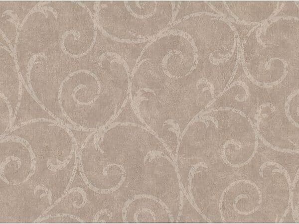 Brewster Home Fashions Warner Textures Sansa Light Brown Plaster Scroll Wallpaper