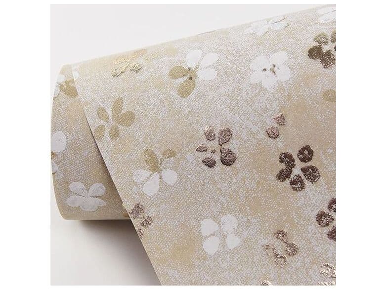 Brewster Home Fashions Fresh Start Kitchen & Bath Cosima Beige Miniature Floral Wallpaper