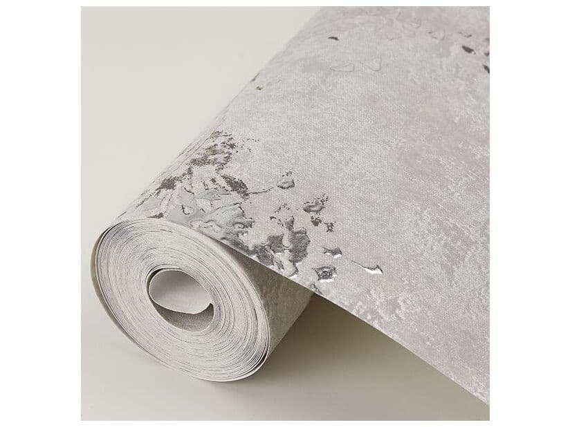 Brewster Home Fashions Fresh Start Kitchen & Bath Misty Grey Distressed Dandelion Wallpaper