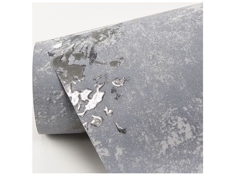 Brewster Home Fashions Fresh Start Kitchen & Bath Misty Charcoal Distressed Dandelion Wallpaper