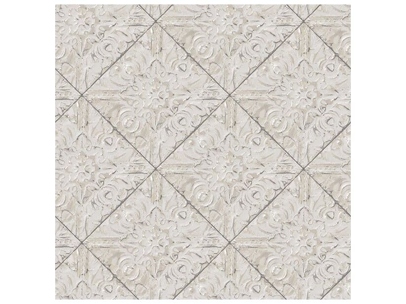 Brewster Home Fashions Fresh Start Kitchen & Bath Brandi Grey Tin Tile Wallpaper