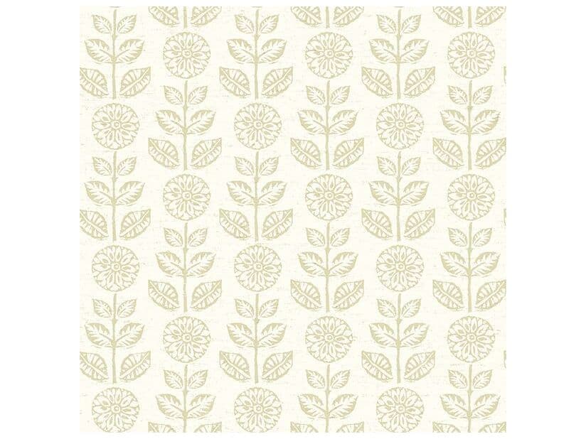 Brewster Home Fashions Fresh Start Kitchen & Bath Dolly Neutral Folk Floral Wallpaper