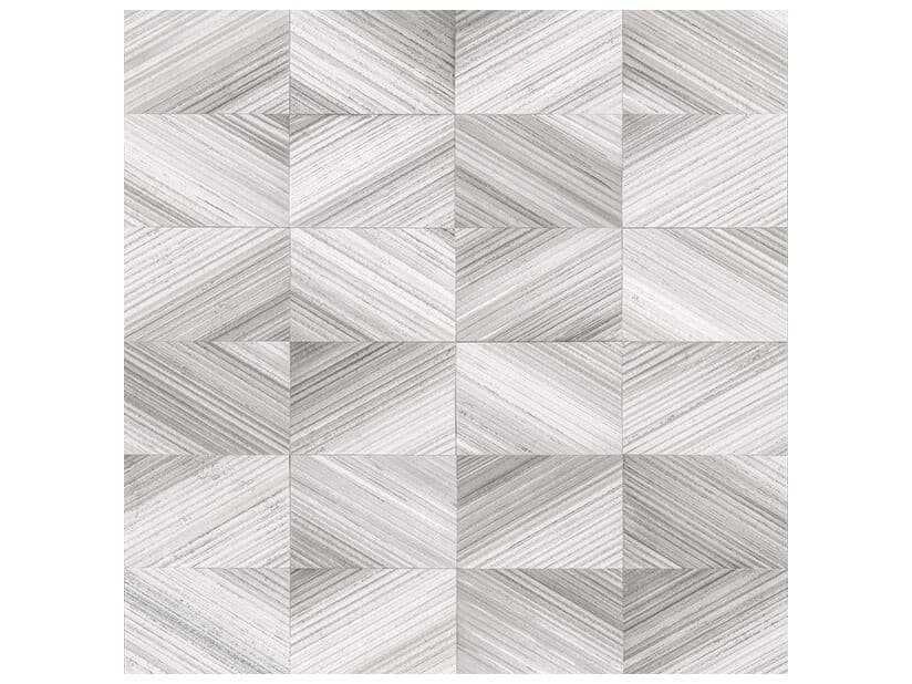 Brewster Home Fashions Fresh Start Kitchen & Bath Stratum Grey Geometric Faux Wood Wallpaper