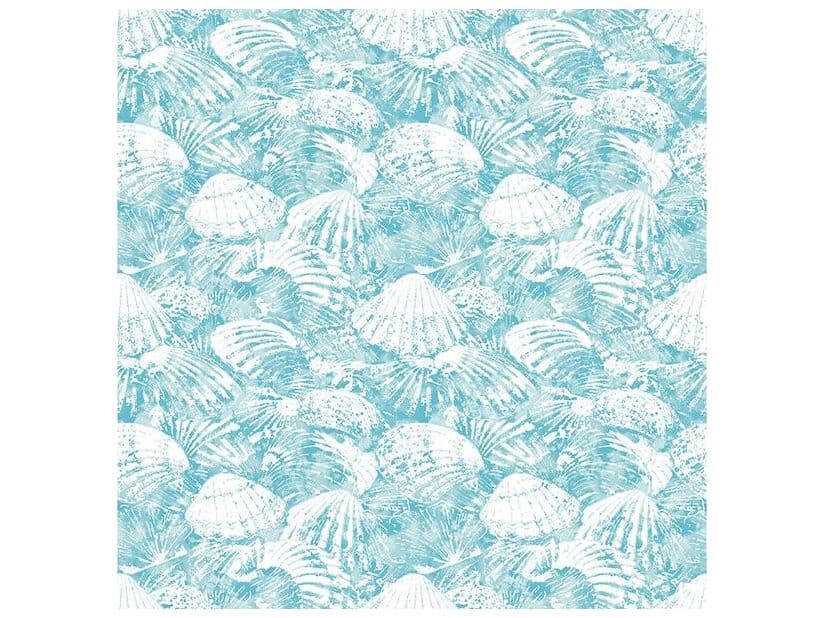 Brewster Home Fashions Fresh Start Kitchen & Bath Surfside Aqua Shells Wallpaper