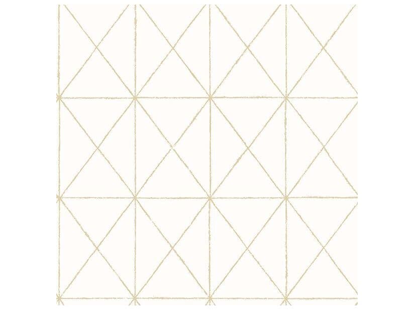 Brewster Home Fashions Fresh Start Kitchen & Bath Intersection Gold Diamond Wallpaper