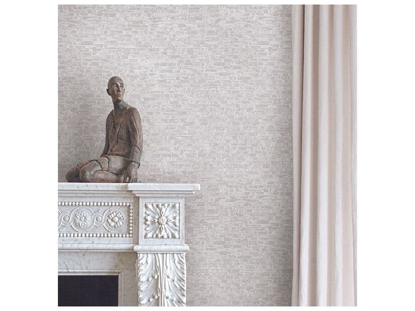 Brewster Home Fashions A-street Prints Belvedere Ivory Faux Slate Wallpaper