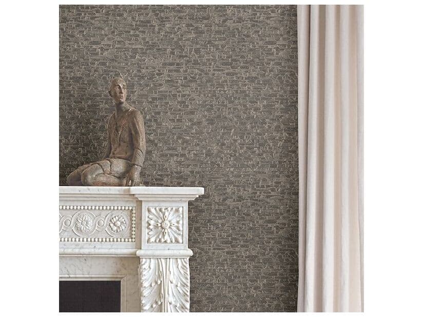 Brewster Home Fashions A-street Prints Belvedere Taupe Faux Slate Wallpaper