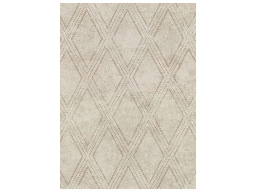 Brewster Home Fashions Warner Dartmouth Taupe Faux Plaster Geometric Wallpaper